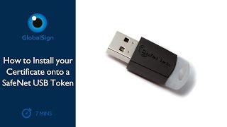 How to Install your Certificate onto a SafeNet USB Token [upl. by Elleirbag]