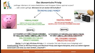 Das Ã¶konomisches Prinzip [upl. by Maryjane]