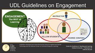 Universal Design for Learning Part 3 Engagement Strategies [upl. by Herminia]