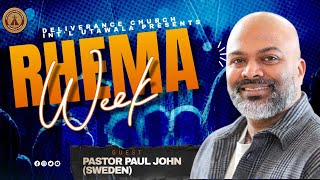 RHEMA WEEK DAY 2  21ST OCT 2024  PASTOR PAUL JOHN  THE ABC OF THRESHING THE MOUNTAIN [upl. by Tak]