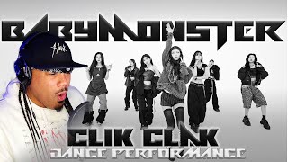 THEY NICE WIT IT  BabyMonster  CLIK CLAK Dance Performance  REACTION  Commentary [upl. by Nilahs]