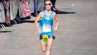 Marathon Runner Doesnt Feel His Dck amp Balls Flopping Around [upl. by Thury]