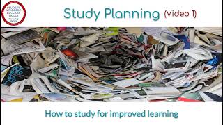 Study Planning Metacognition Overview [upl. by Dail750]