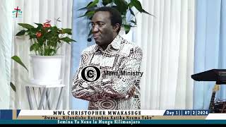 Neema Ya Bwana Iko Juu Yako  Mwl Christopher Mwakasege  Moshi 2024 [upl. by Marcus22]