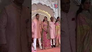 Mukesh Ambani With Akash  Shloka Ambani Isha Ambani And Anand Piramal Arrive For Wedding  N18S [upl. by Nabois688]