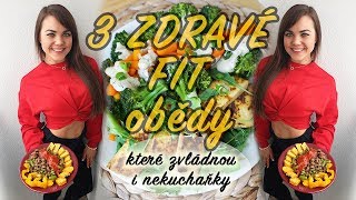 ZDRAVÉ RYCHLÉ OBĚDY včetně makroživin  Vaření se mnou🍴❤️ [upl. by Anillek]