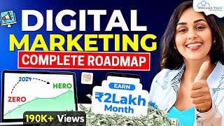 Digital Marketing Roadmap 2024 FASTEST Way to Learn Digital Marketing amp Get Job Full Guide [upl. by Keil]