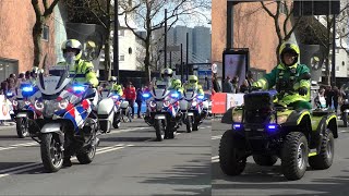 NN Marathon Rotterdam 2022  Binnenkomst laatste loper onder Politie amp Ambulance begeleiding [upl. by Clawson284]