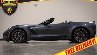 2019 CORVETTE Z06 2LZ 7SP MANUAL 1K MILES SHADOW GRY FREE ENCLOSED DELIVERY FOR SALE R3MOTORCARSCOM [upl. by Reemas]