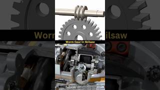 Saw Working  Worm Gear Drive designing 3dmodel cad saw cutter solidworks [upl. by Kcorb]