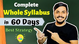 How to Cover Complete Syllabus in 2 Months Strategy Timetable for Class 10 amp 12 CBSE Boards 202021 [upl. by Yrellav]