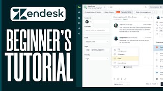 Zendesk Tutorial for Customer Service  How to Use Zendesk 2024 [upl. by Sisi]