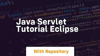 java servlet tutorial eclipse [upl. by Aliahkim258]