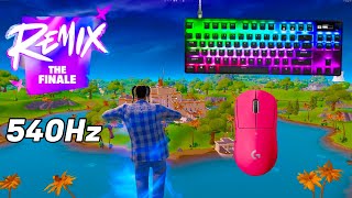 SteelSeries Apex Pro TKL ASMR 😴 Solo Gameplay 🏆 Satisfying Keyboard Fortnite 360 FPS 4K [upl. by Hoseia88]