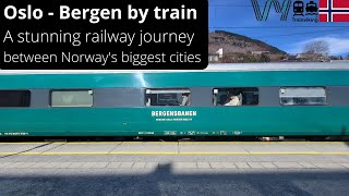 Oslo to Bergen Norway by train along the stunning Bergensbana A beautiful railway journey [upl. by Ahsinuq]