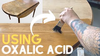 How to LIGHTEN DARK STAINS on furniture [upl. by Tobye475]