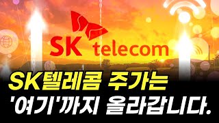 SK텔레콤 주가는 여기까지 올라갑니다 주식 전망 배당금 [upl. by Innavoj]