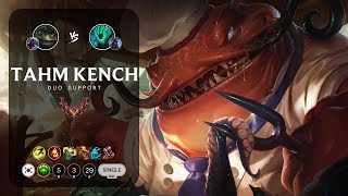 Tahm Kench Support vs Thresh  KR Grandmaster Patch 1323 [upl. by Suivatnad846]