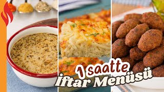 1 Saatte İftar Menüsü 🍽️😋 Ekonomik amp Kolay ✅ [upl. by Danita214]