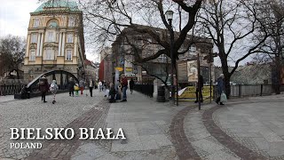 Bielsko Biała 4K 60fps Walking tour Poland [upl. by Pantheas]