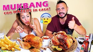 MUKBANG EPICO POLLO ALLO SPIEDO e CETRIOLI con HATERS a CASA MIA [upl. by Janik876]