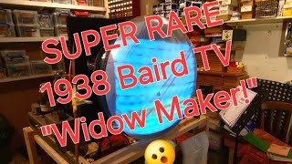 A look at a VERY RARE 1938 Baird T18 television chassis [upl. by Nospmas]