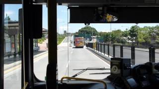 On board a Brisbane Bus as it traveled between Truro Street to Lutwyche Busway Stations [upl. by Tyree157]