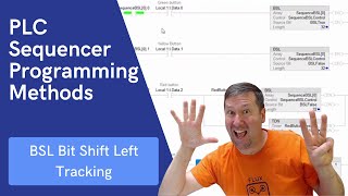 Allen Bradley PLC BSL Bit Shift Left Sequence Programming Part 8 [upl. by Aihpled214]