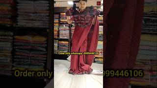 🎉❤️‍🔥quotमहोत्सव की नई मेहरून कलर की रेडीमेड साड़ीquotMahotsav Sarees Collection saree fashion design [upl. by Astera530]