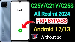 Realmi c25yc21yc25s frp bypass without pc  realmi all frp bypass without pc  realmi 1211 frp [upl. by Tutt]