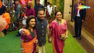 Anant Ambani amp Radhika Merchant Wedding Ceremony Janhvi Kapoor Anil Ambani Tina Ambani amp Others [upl. by Ayamat]