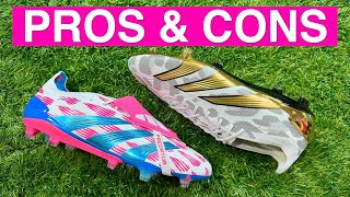 The BEST football boots for FREE KICKS  Adidas Predator 24 Elite  Pros amp Cons [upl. by Urania399]