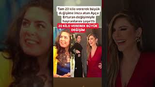 AYÇA ERTURAN 20 KİLO VEREREK BÜYÜK DEĞİŞİM YAŞADI VE HAYRANLARINDAN ÇOK BEĞENİ ALDI AZİM VE BAŞARI [upl. by Wesa]