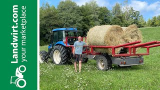 Ballentransporter im Selbstbau  landwirtcom [upl. by Sido]