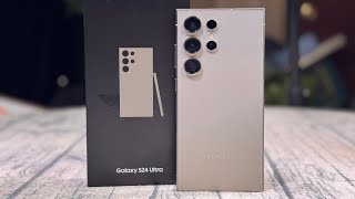 Samsung Galaxy S24 Ultra  Unboxing and First Impressions [upl. by Kcirrez736]