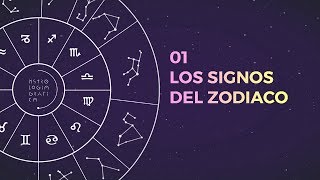 Los Signos del Zodiaco 01  ASTROLOGÍA GRÁFICA Doce energías [upl. by Nagirrek]