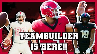 Teambuilder Is LIVE Remaking the Casper College Thunderbirds in College Football 25 [upl. by Sheridan859]