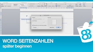 Word Seitenzahlen später beginnen  Anleitung für Word 2010 [upl. by Foah]