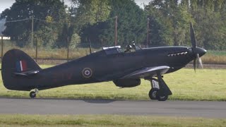 BBMF Hurricane from 2023 at RAF Coningsby [upl. by Kauffman]