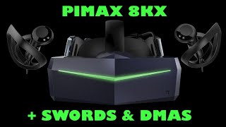 PIMAX 8KX plus Sword Controllers amp DMAS Earphones UNBOXING  Thank You PIMAX [upl. by Redla]