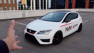 This SAVAGE Seat Leon Cupra HAS 420BHP and Spits FLAMES [upl. by Bertilla]