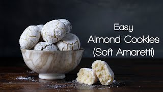 Italian almond cookies amaretti  3 ways [upl. by Brabazon]