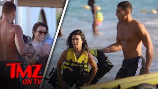 Kourtney Kardashian amp Younes Vacation In SaintTropez  TMZ TV [upl. by Elle]