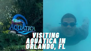 Visiting Aquatica Waterpark in Orlando FL [upl. by Chrystal]