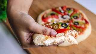 Cheese Burst Pizza Recipe  Homemade Dominos Restaurant Style Cheese Burst Pizza [upl. by Yelserp891]