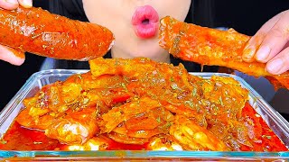 ASMR GIANT DESHELLED KING CRAB SEAFOOD BOIL  Eating Sounds  Mukbang  ASMR Phan [upl. by Reywas]