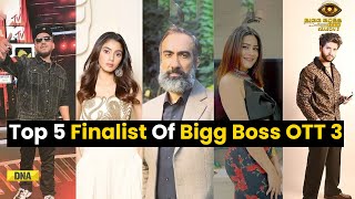 Bigg Boss OTT 3 Top 5 Finalist Of Bigg Boss OTT Season 3 I Naezy I Sana Makbul I Kritika Malik [upl. by Mcclish]