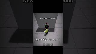 LATE New Gojo wall combo strongestbattlegrounds roblox [upl. by Ahsinam]