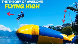 Epic Blob Launches Into A Lake  The Theory Of Awesome [upl. by Latt]