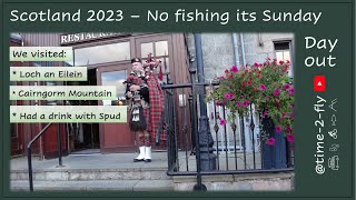 🏴󠁧󠁢󠁳󠁣󠁴󠁿 Scotland 2023  Part 3  Spud the Piper playing at the Cairngorm Hotel Aviemore [upl. by Aprilette]